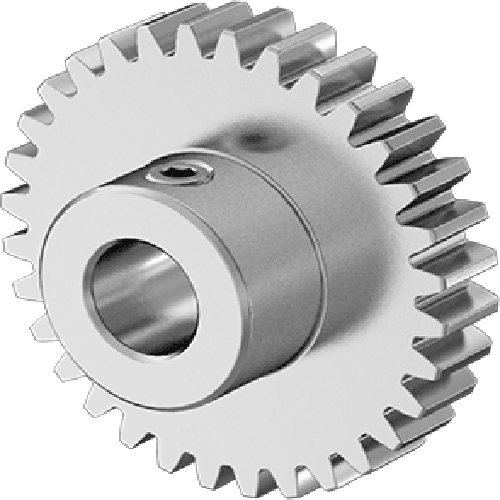 Metal Gear - 20 Degree Pressure Angle Round Bore with Set Screw, 32 Pitch, 32 Teeth