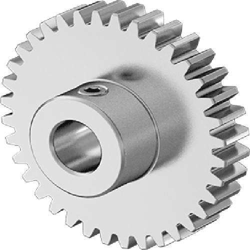 Metal Gear - 20 Degree Pressure Angle Round Bore with Set Screw, 32 Pitch, 36 Teeth