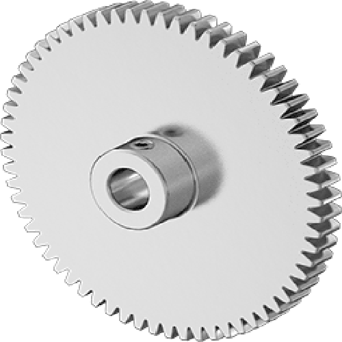 Metal Gear - 20 Degree Pressure Angle Round Bore with Set Screw, 32 Pitch, 64 Teeth