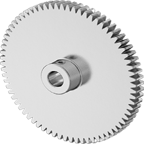 Metal Gear - 20 Degree Pressure Angle Round Bore with Set Screw, 32 Pitch, 72 Teeth