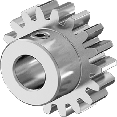 Metal Gear - 20 Degree Pressure Angle Round Bore with Set Screw, 24 Pitch, 18 Teeth