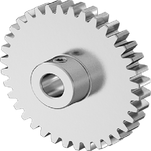 Metal Gear - 20 Degree Pressure Angle Round Bore with Set Screw, 24 Pitch, 36 Teeth