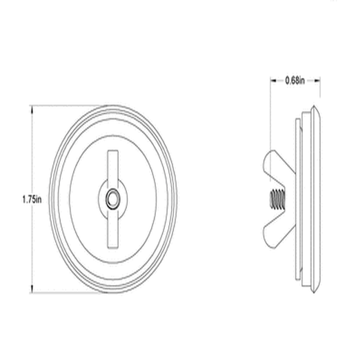 Second image of Washdown Hole Plug for 30 mm Push-Button Hole