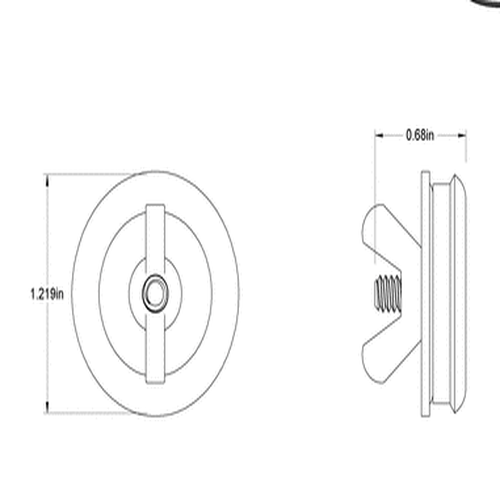 Second image of Corrosion-Resistant Washdown Hole Plug for 22 mm Push-Button Hole Size